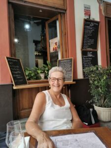 Teresa at El Rincon de Murillo, Santa Cruz, Seville