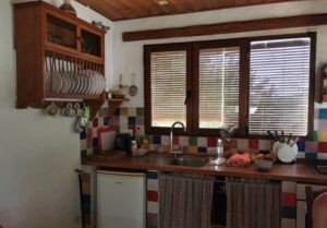 The little kitchen of our Casa Mediterránea at La Cansina