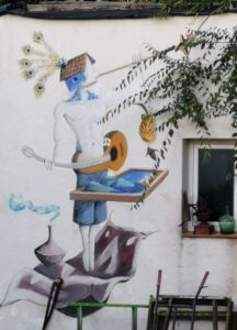 Wall art at La Cansina, Mairena del Alcor