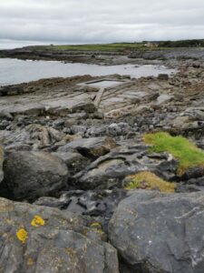 A salt water pool in the rocks at Doolin