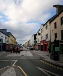 Rock Street Tralee, as seen from Kirby's Brogue Inn