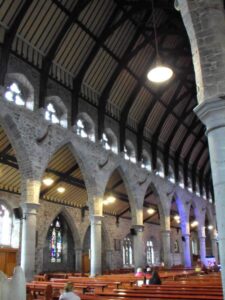 Worshipers in St John's Catholic Church, Tralee