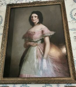 A portrait of Margaret Henry in Kylemore Abbey