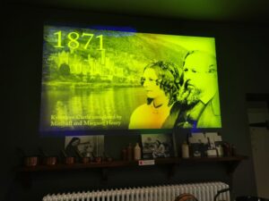 A video of Mitchell and Margaret Henry in the reception hall at Kylemore Abbey