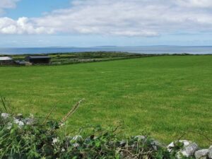 Across the fields and bay to the Aran Islands