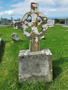 An engraved Celtic Irish Cross