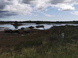 Moody skies over the waterway on the way to Roundstone
