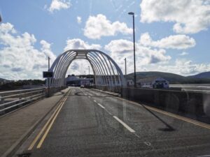 The Michael Davitt Swing bridge joining Achill Island to the mainland