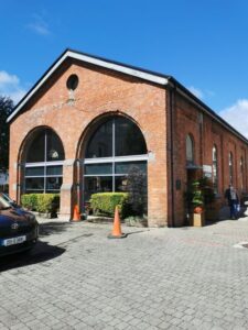 The former railway engine building Clifden