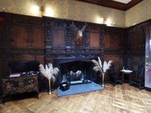 The men's gun room Kylemore Abbey