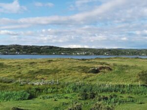 The view to Errislannon peninsula