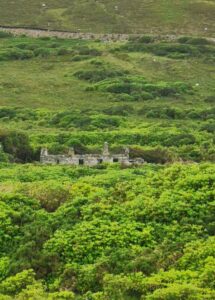 A deserted farm house on Achill Island