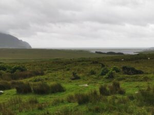 From the road out of Dugort down to the town of Keel Achill Island