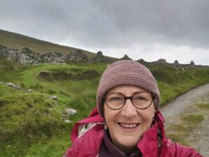 Teresa at the Deserted Village, achill Island