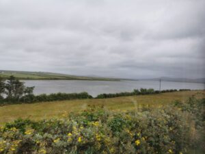 The sea channel leading into Belmullet from the north side of the isthmis
