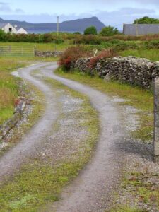A road scene near the Gallarus Oratory, Dingle Peninsula