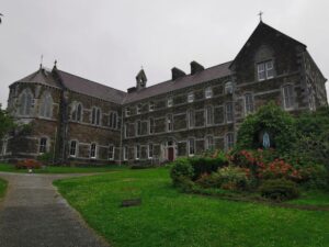 An Díesart Centre of Irish Spirituality and Culture as seen through the main gates, Dingle