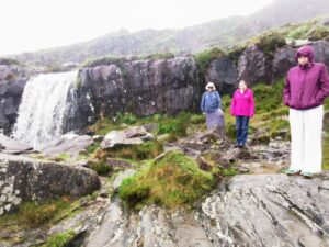 The Conor Pass waterfall