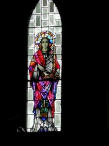 Stained glass window in St Mary's church, Dingle