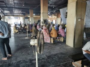 A food production room at the Langer, Ramgarhia Bunga