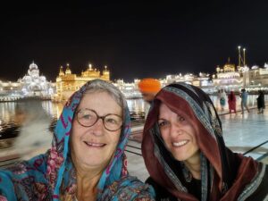 At the Sri Harmandir Sahib – Golden Temple for the Book of Wisdom ceremony in the very early morning