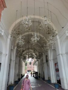 Chandeliers at the Town Hall, Amritsar