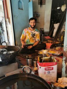 Inside the Jelabi shop Old Amritsar