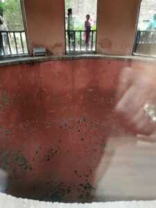 The view through the window into the well in Jallianwala Bagh