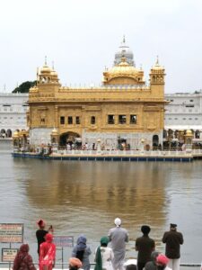 Visitors and pilgrims at Sri Harmandir Sahib Golden Temple