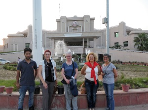 Outside the Ayurvedic Hospital Haridwar, India