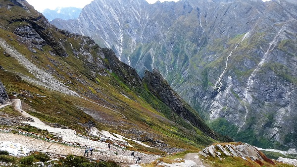 Totally high up in the mountains at Hemkund. Uttarakhand India