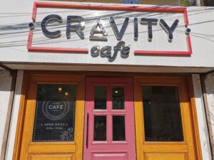 Cravity Cafe near our apartment