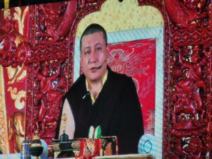 HRH 17th Karmapa teaching at KIBI