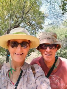 Manfred and myself enjoying walking in the Sanjay Van park
