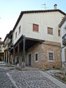 Plaza Juan de Austria historical landmark in Caucos de Yuste