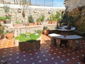 The Moorish museum tea garden in Cáceres