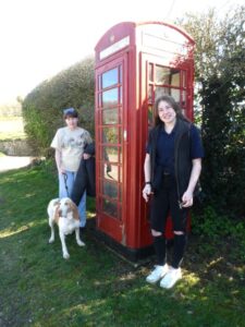 Walking in the Norfolk countryside we came across a quintessential 'red phone box'