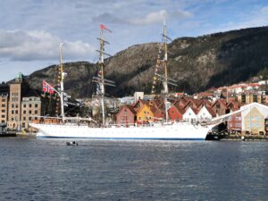 One Ocean yacht in harbour