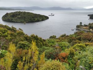 Overlooking Golden Bay in Paterson Inlet from Observation Rock