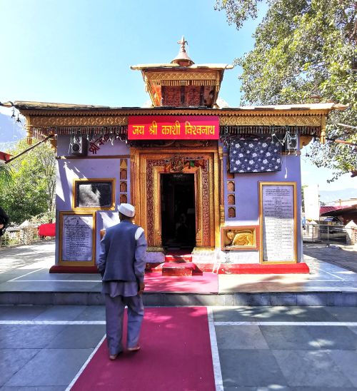 A temple at Vishwanath Temple complex Uttarkashi