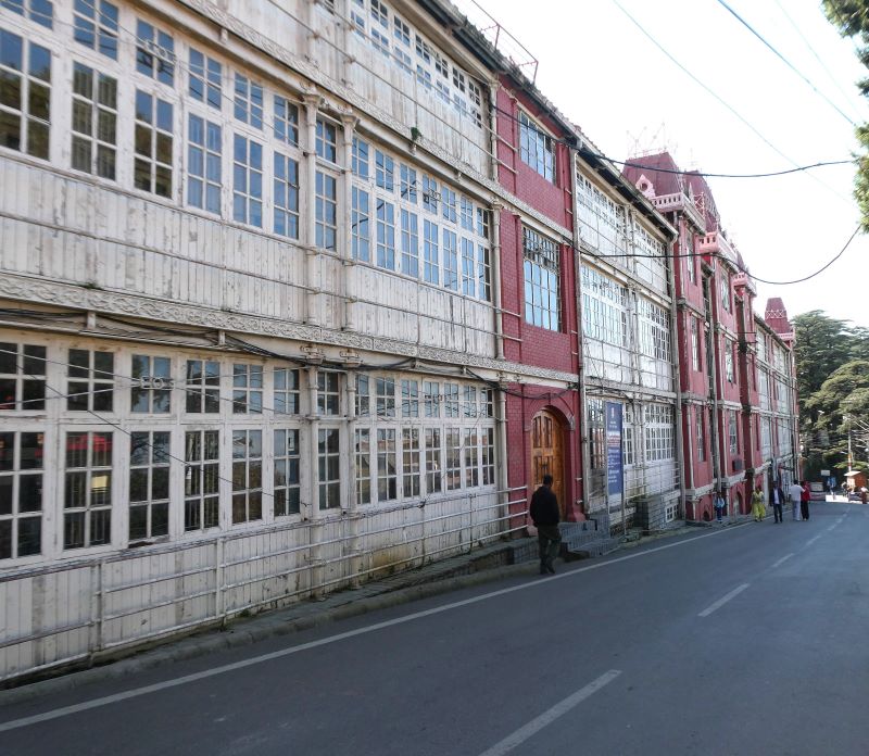 From the days of the British rule, the Railway Board building in Shimla