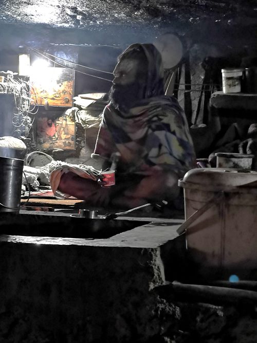 One of the yogi's in the Pandava Gufa
