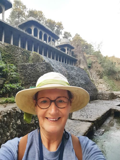 Teresa at the Rock Garden Chandigarh