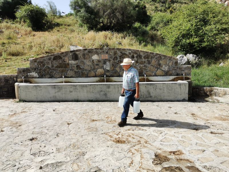 'AguafrÃa', also known as FuentrÃa Fountain at the head of the Gaidovar Valley