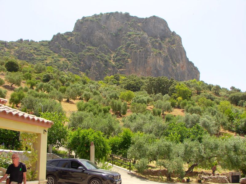 Tajo AlgarÃn behind Casa Rural El Tajo