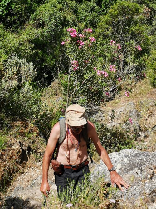 The steep end of the track above El Molino del Susto near the road