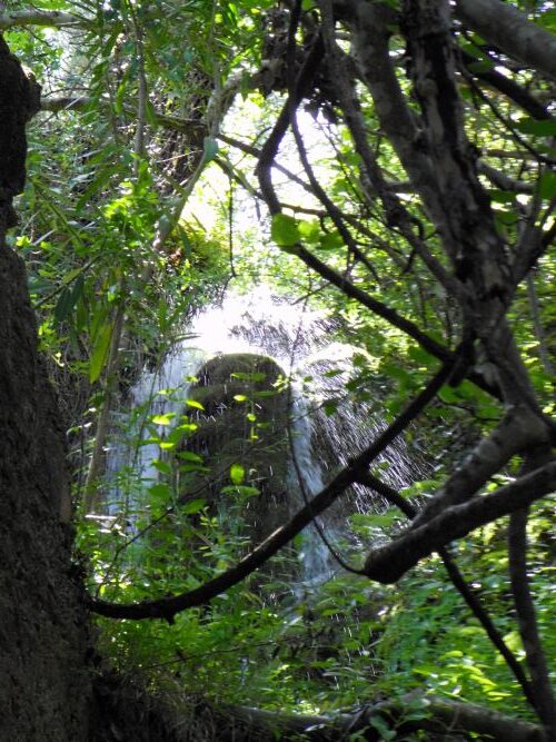 Waterfalls just outside the El Molino del Susto - The Mill of Fright