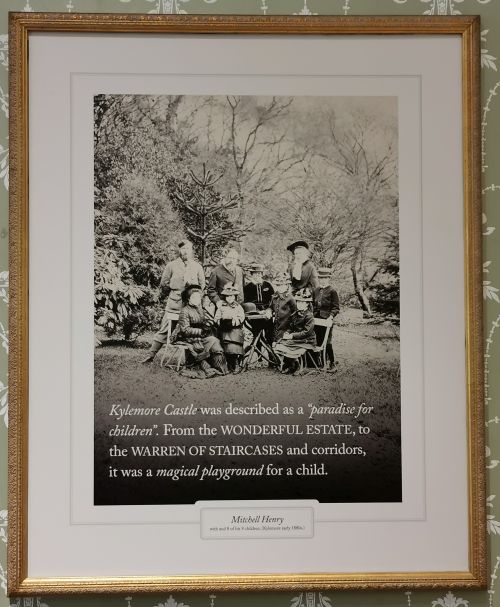 A Henry family photo at Kylemore Abbey