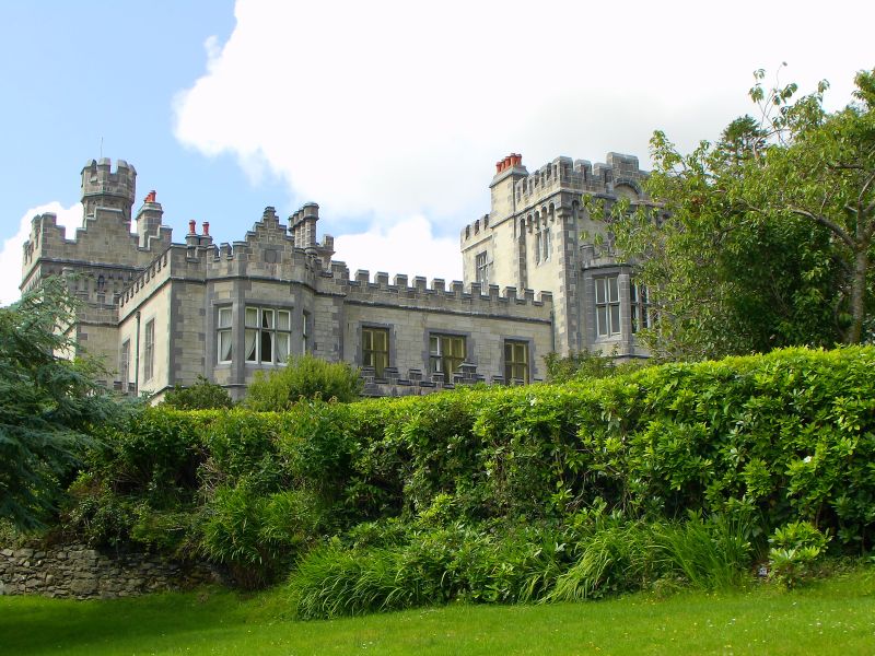 A view from the east end of Kylemore Abbey