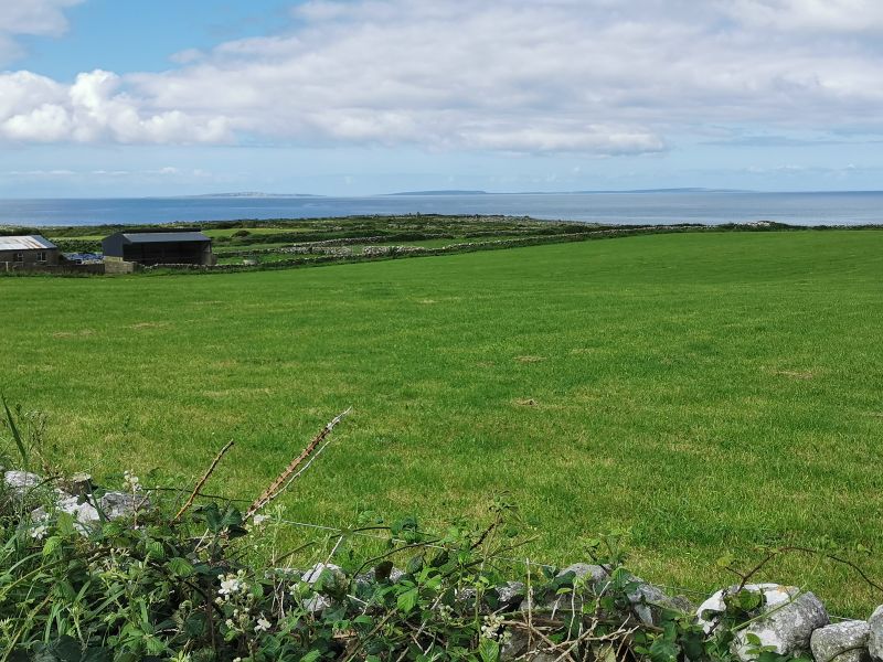 Across the fields and bay to the Aran Islands